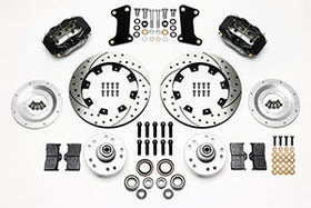 Wilwood Forged Dynalite Front Kit 12.19in Drill-Zinc 67-69 Camaro 64-72 Nova Chevelle - 0