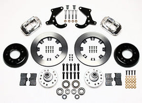 Wilwood Forged Dynalite Front Kit 12.19in Polished 55-57 Chevy - 0