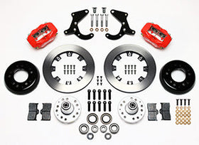 Wilwood Forged Dynalite Front Kit 12.19in Red 55-57 Chevy - 0