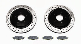 WILWOOD Pro-Matrix Rear Kit-Drilled 97-04 Corvette C5 All / 05-13 C6 Base - 0