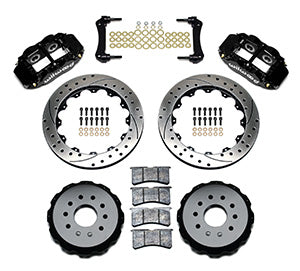 Wilwood Narrow Superlite 4R Rear Kit 12.88in Drilled 97-04 Corvette C5/Z06