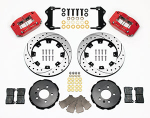 Wilwood Dynapro Radial Front Kit 12.19in Drilled Red 99-03 Jetta IV & Golf IV