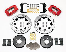 Wilwood Dynapro Radial Front Kit 12.19in Drilled Red 99-03 Jetta IV & Golf IV - 0