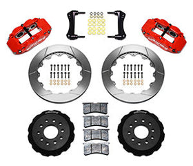 Wilwood Narrow Superlite 6R Front Hat Kit 12.88in Red 88-93 Corvette C4 - 0