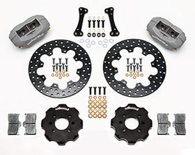 Wilwood Forged Dynalite Front Drag Kit Drilled Rotor Integra/Civic w/Fac.262mm Rtr - 0