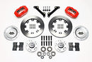 Wilwood Forged Dynalite Front Kit 12.19in Drilled Red 70-78 Camaro-2