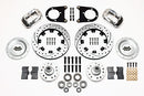 Wilwood Forged Dynalite Front Kit 12.19in Drilled Polished 37-48 Ford Psgr. Car Spindle-2