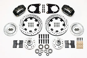 Wilwood Forged Dynalite Front Kit 12.19in Drilled 37-48 Ford Psgr. Car Spindle - 0