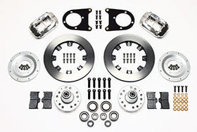 Wilwood Forged Dynalite Front Kit 12.19in Polished 37-48 Ford Psgr. Car Spindle - 0