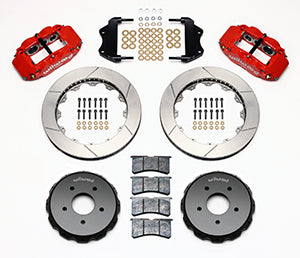 Wilwood Narrow Superlite 6R Front Hat Kit 13.06in Red 2004-2006 Pontiac GTO