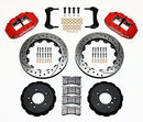 Wilwood Narrow Superlite 6R Front Hat Kit 13.06in Drilled Red E36 BMW M3-2