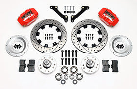 Wilwood Forged Dynalite Front Kit 12.19in Drilled Red 79-81 Camaro - 0