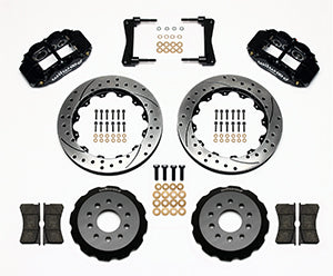 Wilwood Narrow Superlite 6R Front Hat Kit 13.06in Drilled 2005-2014 Mustang