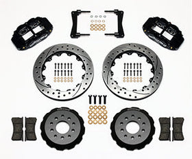 Wilwood Narrow Superlite 6R Front Hat Kit 13.06in Drilled 2005-2014 Mustang - 0