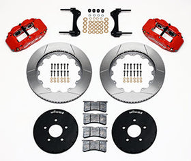 Wilwood Narrow Superlite 6R Front Hat Kit 14.00in Red 1994-2004 Mustang - 0