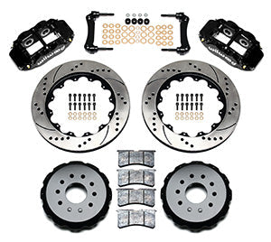 Wilwood Narrow Superlite 4R Rear Kit 14.00in Drilled 97-04 Corvette C5/Z06 05-13 C6
