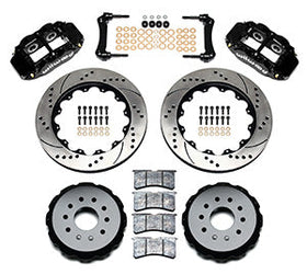 Wilwood Narrow Superlite 4R Rear Kit 14.00in Drilled 97-04 Corvette C5/Z06 05-13 C6 - 0