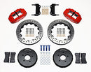Wilwood Narrow Superlite 6R Front Hat Kit 13.06in Drill Red Nissan 350Z/Fiti G35-2