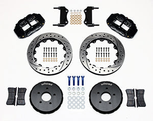 Wilwood Narrow Superlite 6R Front Hat Kit 13.06in Drilled Nissan 350Z/Fiti G35