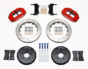 Wilwood Narrow Superlite 6R Front Hat Kit 13.06in Red Nissan 350Z/Fiti G35