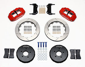 Wilwood Narrow Superlite 6R Front Hat Kit 13.06in Red Nissan 350Z/Fiti G35 - 0