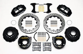 Wilwood Narrow Superlite 4R Rear P-Brk Kit 12.88in Drilled Chevy 12 Bolt w/ C-Clips - 0
