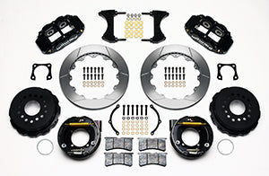 Wilwood Narrow Superlite 4R Rear P-Brk Kit 12.88in Chevy 12 Bolt-Spec 3.15in Brng