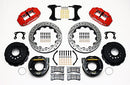 Wilwood Narrow Superlite 4R Rear P-Brk Kit 12.88in Drilled Red Big Ford New Style 2.36in Offset-2