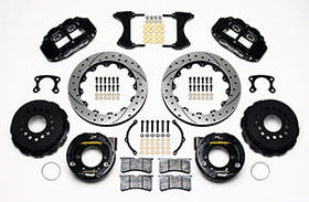 Wilwood Narrow Superlite 4R Rear P-Brk Kit 12.88in Drilled Small Ford 2.50in Offset - 0