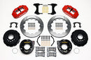 Wilwood Narrow Superlite 4R Rear P-Brk Kit 12.88in Red Small Ford 2.50in Offset-2