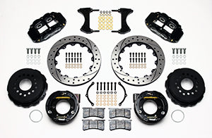Wilwood Narrow Superlite 4R Rear P-Brk Kit 12.88in Drilled 2005-2014 Mustang