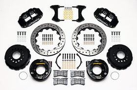 Wilwood Narrow Superlite 4R Rear P-Brk Kit 12.88in Drilled 2005-2014 Mustang - 0