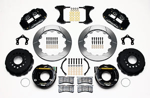 Wilwood Narrow Superlite 4R Rear P-Brk Kit 12.88in Mopar/Dana 2.36in Off w/Snap Ring Brng