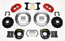 Wilwood Narrow Superlite 4R Rear P-Brk Kit 12.88in Red 58-64 Olds/Pontiac Ends 2.81in Offset-2