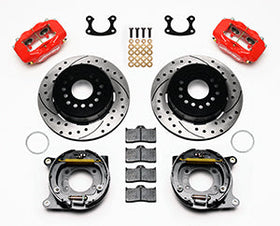 Wilwood Forged Dynalite P/S Park Brake Kit Drill-Red Small Ford 2.50in Offset - 0