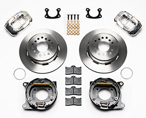 Wilwood Forged Dynalite P/S Park Brake Kit Polish Small Ford 2.50in Offset