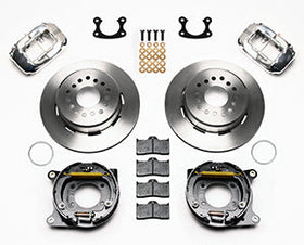 Wilwood Forged Dynalite P/S Park Brake Kit Polish Small Ford 2.50in Offset - 0