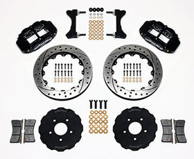 Wilwood Narrow Superlite 6R Front Hat Kit 13.06in Drilled Mitsubishi EVO VIII - 0
