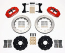 Wilwood Narrow Superlite 6R Front Hat Kit 13.06in Red Mitsubishi EVO VIII-2