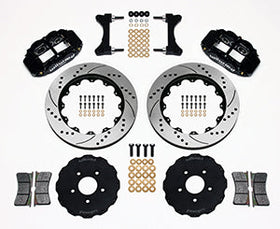 Wilwood Narrow Superlite 6R Front Hat Kit 14.00in Drilled Mitsubishi EVO VIII - 0
