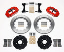 Wilwood Narrow Superlite 6R Front Hat Kit 14.00in Red Mitsubishi EVO VIII-2