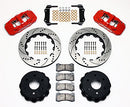 Wilwood AERO4 RearTruck Kit 14.25in Drill Red 1999-2010 GM 1500-SUV 1 Piston OE Caliper-2