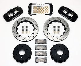 Wilwood AERO4 RearTruck Kit 14.25in Drilled 1999-2010 GM 1500-SUV 1 Piston OE Caliper - 0