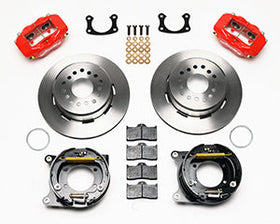 Wilwood Forged Dynalite P/S Park Brake Kit Red New Big Ford 2.50in offset Staggrd Shock - 0