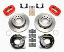 Wilwood Forged Dynalite P/S Park Brake Kit Red New Big Ford 2.50in Offset Front Caliper Mount-2
