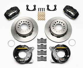 Wilwood Forged Dynalite P/S Park Brake Kit New Big Ford 2.50in Offset Front Caliper Mount - 0