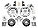 Wilwood Narrow Superlite 6R Front Hub Kit 12.88in Drill Pol 74-80 Pinto/Mustang II Disc Spindle only-2