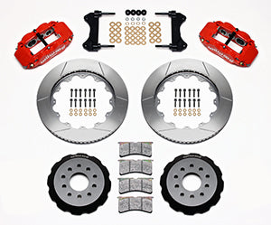 Wilwood Narrow Superlite 6R Front Hat Kit 14.00in Red 98-02 Camaro/Firebird