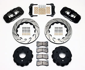 Wilwood AERO4 RearTruck Kit 14.25in Drilled 1999-2010 GM 1500-SUV 2 Piston OE Caliper - 0