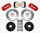 Wilwood AERO4 RearTruck Kit 14.25in Red 1999-2010 GM 1500-SUV 2 Piston OE Caliper-2